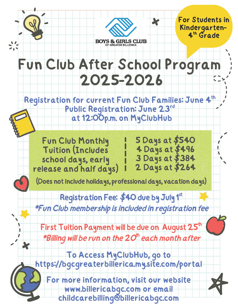 2025 2026 fun club
