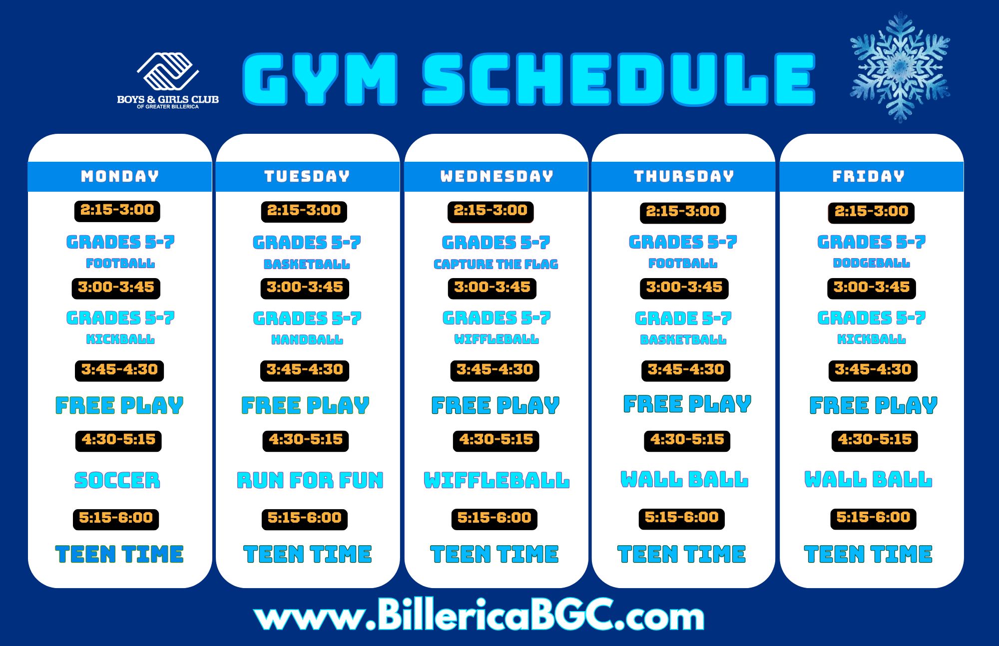 gym schedule sept 24