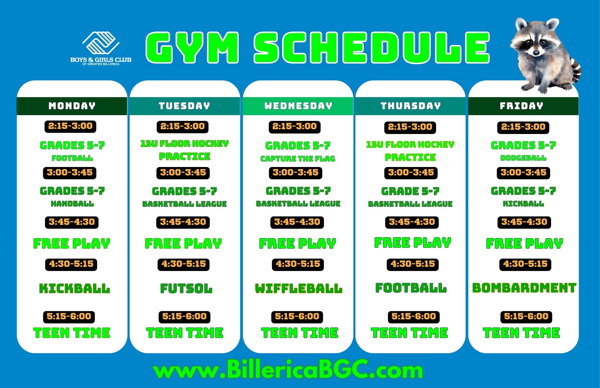 gym schedule sept 24
